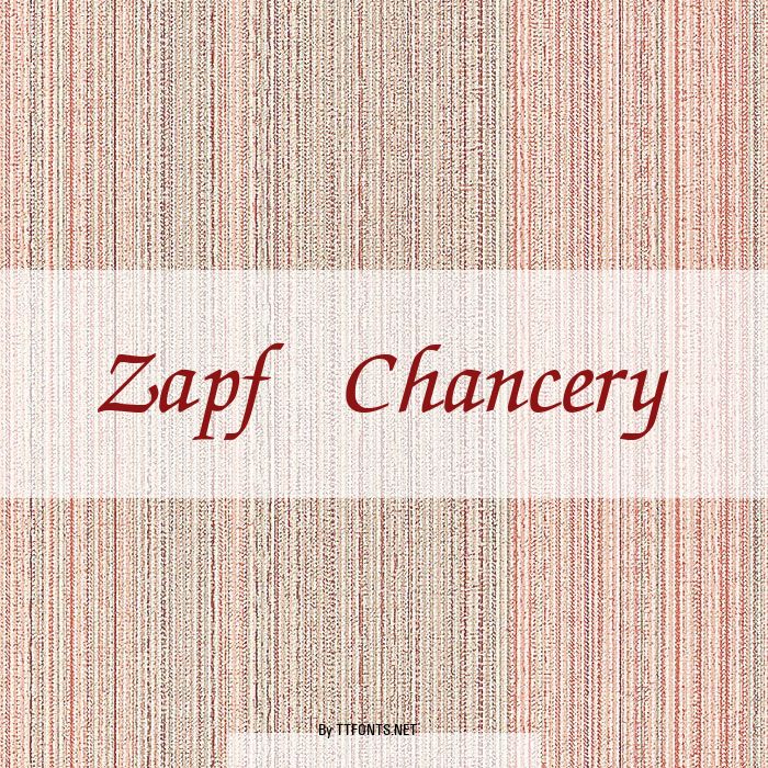Zapf Chancery example